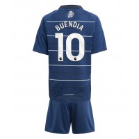 Camiseta Aston Villa Emiliano Buendia #10 Tercera Equipación Replica 2024-25 para niños mangas cortas (+ Pantalones cortos)